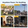 image:imageVTOMAN FlashSpeed 1000 Portable Power Station with Jumper Cables 828Wh LiFePO4 Solar Generator amp Car Jump Starter 1H Fast Charging 2000W Peak for Home Backup Camping Roadside Emergencies2400W400W200W Pro