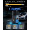 image:imageVTOMAN VL3 Jump Starter Upgraded with LiFePO4 Battery 3000A Portable Car Battery Booster for Up to 70L Gas and 50L Diesel Engines 12V Jump Box with LED Flashlight Jumper Cable Storage BagBlack