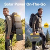 image:imageVTOMAN 40W Solar Panel Foldable Portable Small Solar Panel Charger with USBC and USBA Outputs for Phone Tablet Jump 100FS300 Portable Power Station  Waterproof for Camping HikingBackpacking