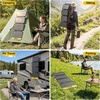 image:imageVTOMAN 40W Solar Panel Foldable Portable Small Solar Panel Charger with USBC and USBA Outputs for Phone Tablet Jump 100FS300 Portable Power Station  Waterproof for Camping HikingBackpacking