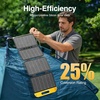 image:imageVTOMAN 40W Solar Panel Foldable Portable Small Solar Panel Charger with USBC and USBA Outputs for Phone Tablet Jump 100FS300 Portable Power Station  Waterproof for Camping HikingBackpacking