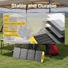 image:imageVTOMAN 40W Solar Panel Foldable Portable Small Solar Panel Charger with USBC and USBA Outputs for Phone Tablet Jump 100FS300 Portable Power Station  Waterproof for Camping HikingBackpacking
