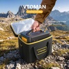 image:imageVTOMAN Small Carrying Case Bag for Portable Power Station Jump 600X amp FlashSpeed 300 600 Black Power Station Not IncludedLarge