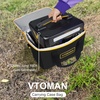 image:imageVTOMAN Small Carrying Case Bag for Portable Power Station Jump 600X amp FlashSpeed 300 600 Black Power Station Not IncludedSmall