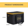 image:imageVTOMAN Small Carrying Case Bag for Portable Power Station Jump 600X amp FlashSpeed 300 600 Black Power Station Not IncludedSmall